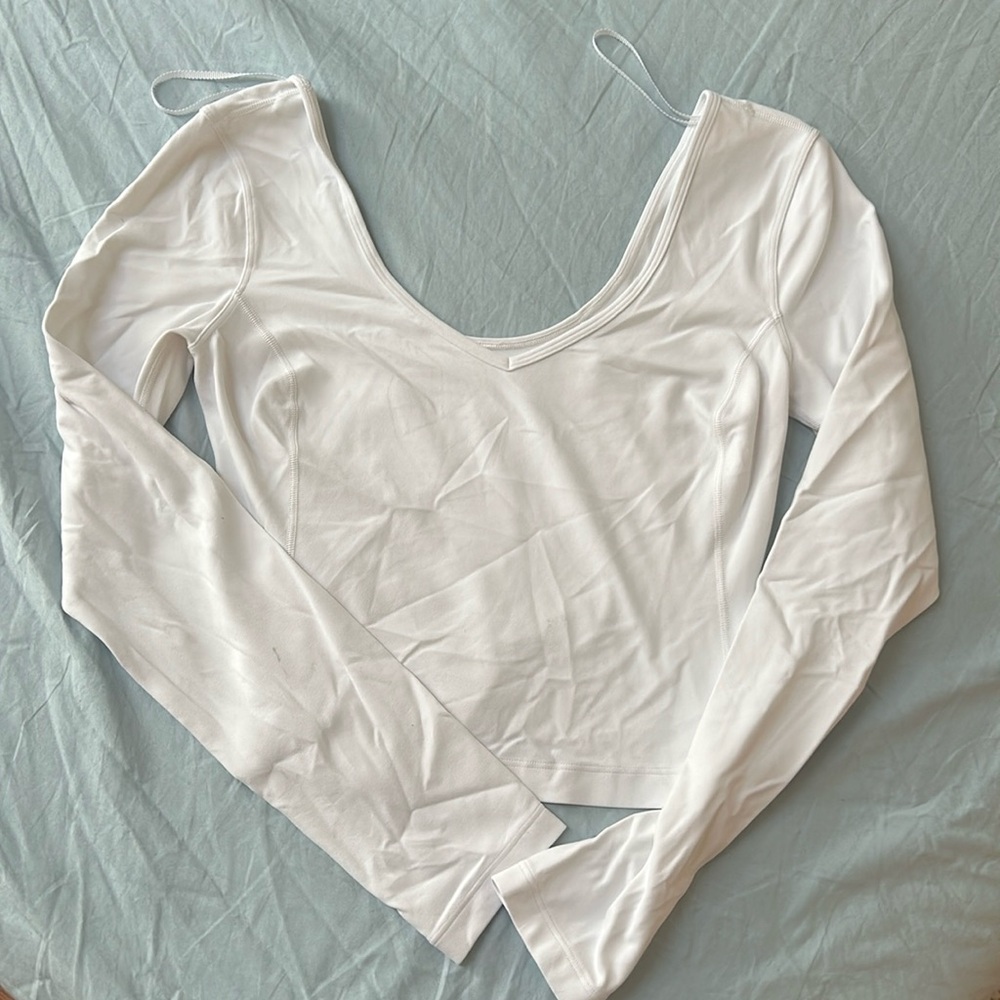 Lululemon Align Long Sleeve Shirt White